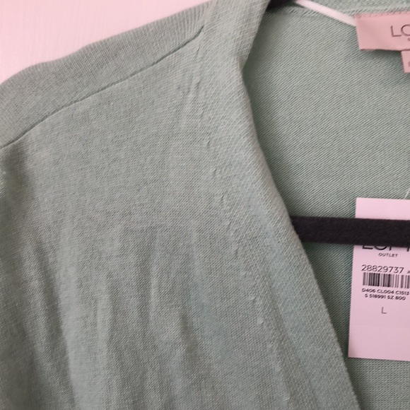 Loft Outlet Shirttail Open Cardigan - Picture 5 of 9